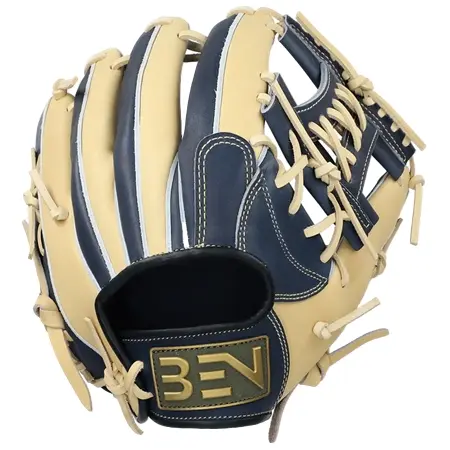 BEN GENERAL(ベンゼネラル) 野球 グローブ 硬式用グラブ　内野手用　ネイビー×キャメル