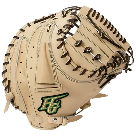 HiGOLD(ハイゴールド) 野球 グローブ 硬式 捕手　キャメル×ブラウン　KKG240M　心極　右投げ