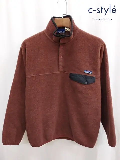 patagonia パタゴニア プルオーバー S レッドブラウン ハーフボタン 51884