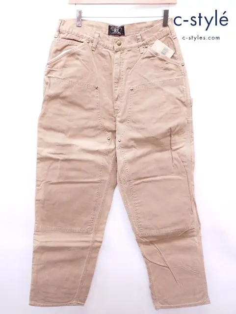 RRL ダブルアールエル ダブルニーペインターパンツ 30/32 キャメル系 綿100％