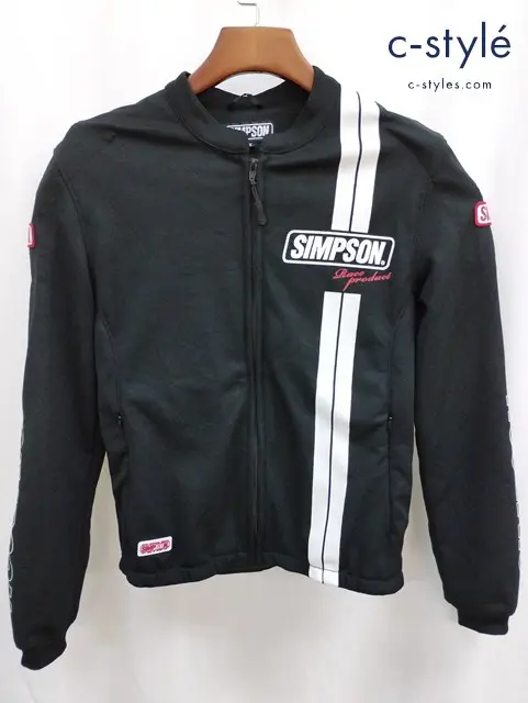 SIMPSON シンプソン メッシュジャケット M ブラック 60周年記念モデル バイクウェア