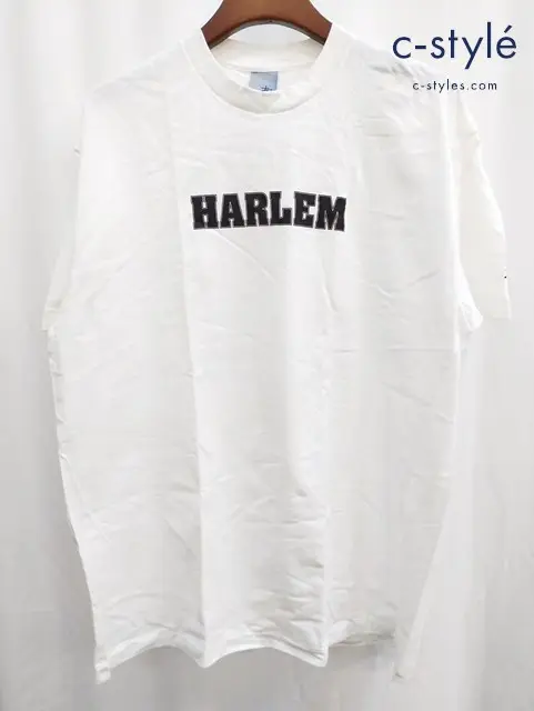 STUSSY ステューシー Tシャツ XL ホワイト プリント HARLEM 1181307000067