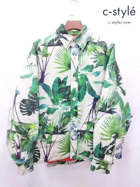 kolor BEACON カラービーコン ブルゾン グリーン系 22WBM-SAMPLE リーフ柄