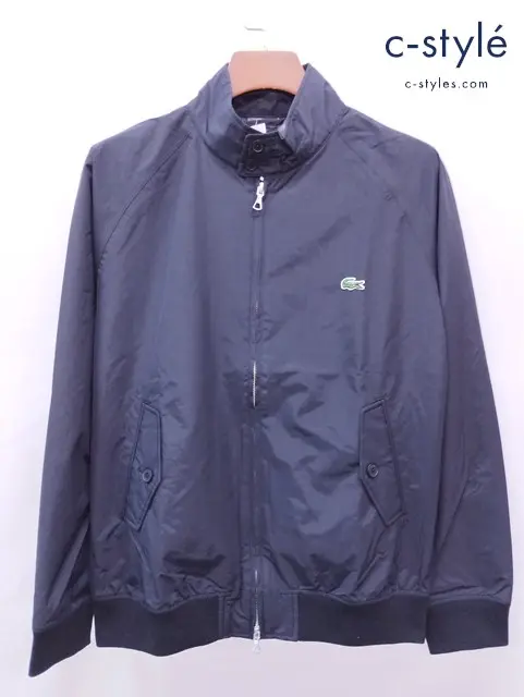 LACOSTE ラコステ 2.5レイヤースイングトップジャケット US・M ブラック BH063LJ-99