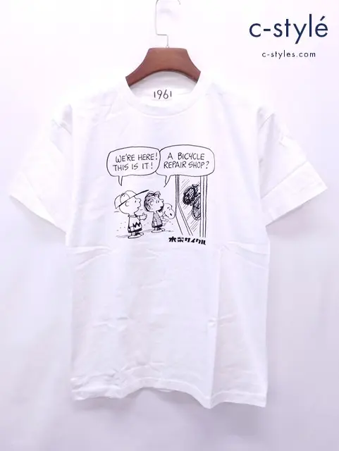 木梨サイクル × PEANUTS Tシャツ M ホワイト スヌーピー