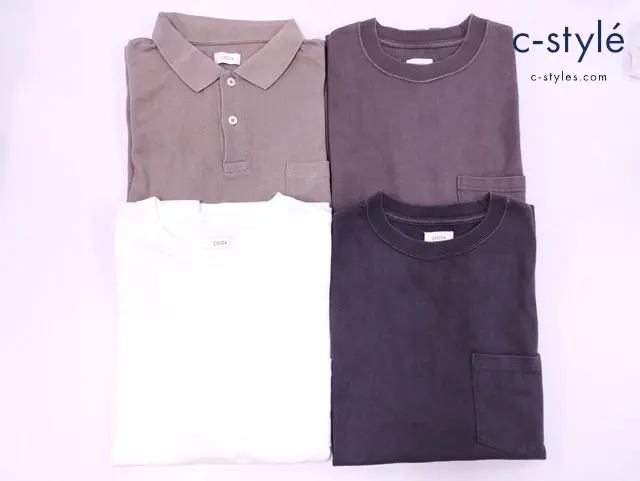 CIOTA シオタ Tシャツ ポロシャツ 4 綿 計4点