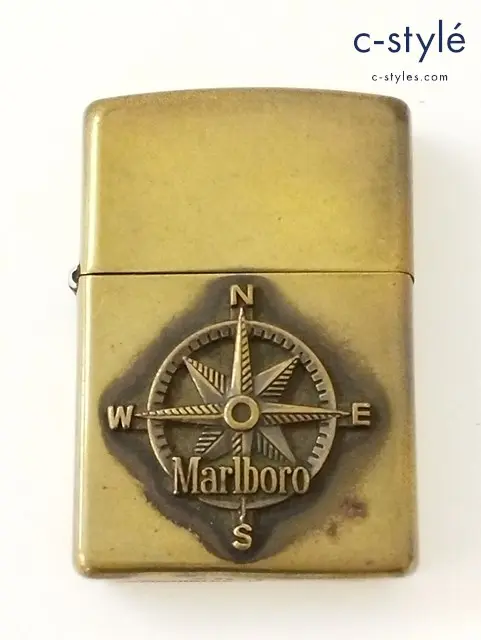 ZIPPO ジッポー オイルライター Marlboro ADVENTURE TEAM コンパス ゴールド 1997 喫煙具 嗜好品