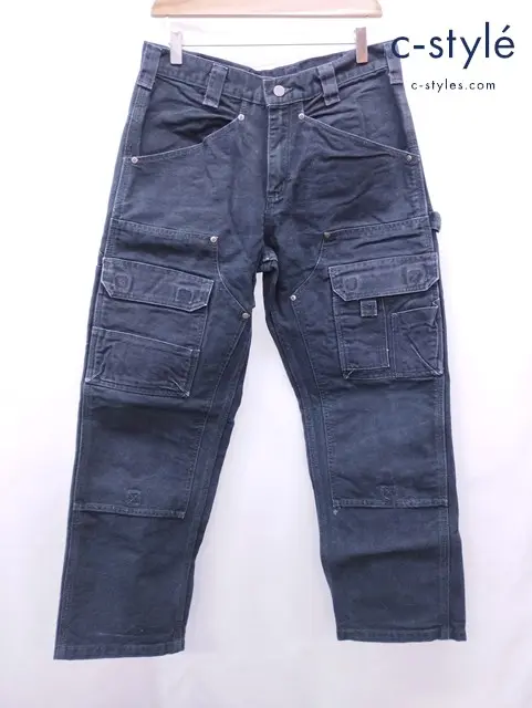 carhartt カーハート パンツ 32×30 ブラック Double Front Multi-Pocket Canvas Pant B264 綿100％