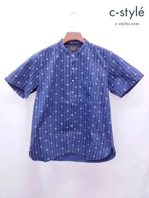 BY GLADHAND バイグラッドハンド シャツ L インディゴ BYGH-19-SS-07 綿100％