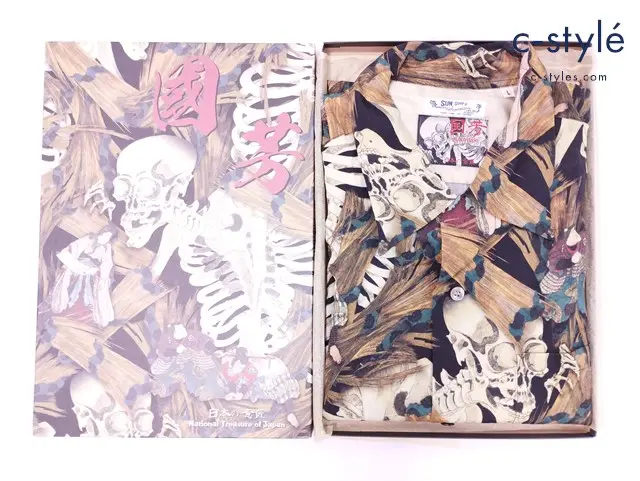 SUN SURF×歌川国芳 アロハシャツ L マルチカラー SPECIAL EDITION 相馬の古内裏 SS38929