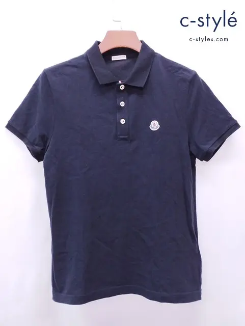 MONCLER モンクレール ポロシャツ M ブラック MAGLIA POLO MANICA CORTA 半袖