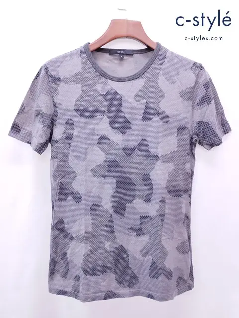 GUCCI グッチ Tシャツ S グレー系 カモ柄 半袖