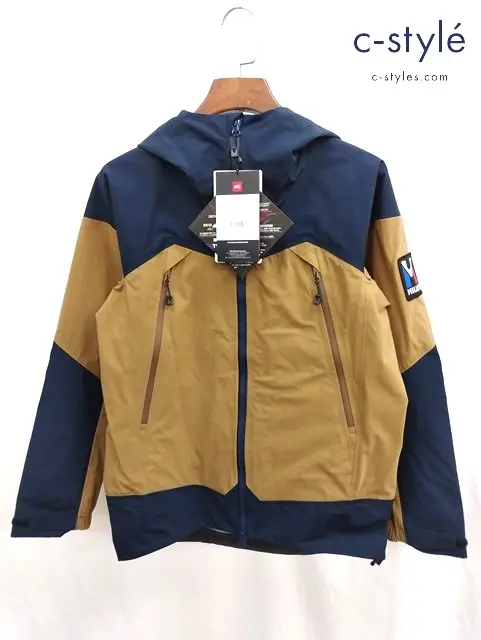 MILLET ミレー ジャケット S ネイビー×ベージュ TRILOGY TYPHON TOUGH MIV01997