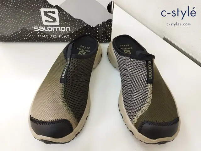 salomon x BEAMS サロモン×ビームス サンダル 27cm カーキ RX SLIDE 11-33-0774-757