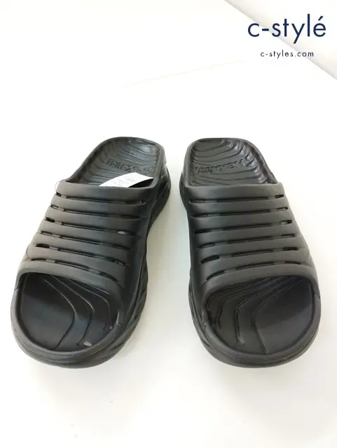 HOKA ONE ONE ホカオネオネ BEAMS サンダル 27cm ブラック ORA RECOVERY SLIDE
