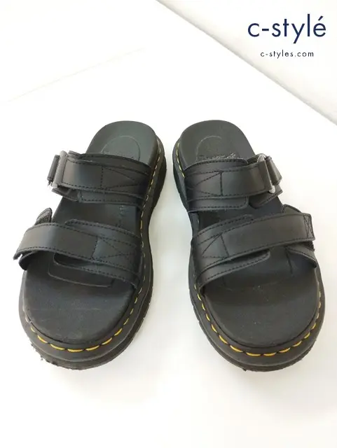 Dr.Martens ドクターマーチン サンダル US8 ブラック CHILTON AW006 SH11U