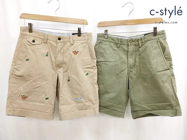 POLO RALPH LAUREN ポロラルフローレン ハーフパンツ 28 ベージュ カーキ STRETCH COTTON TWILL SHORT PANTS