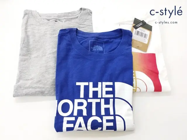 THE NORTH FACE ノースフェイス Tシャツ S M ブルー グレー ホワイト 計3点