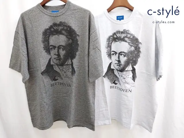 BEAMS ビームス Tシャツ XL グレー ベートーヴェン 綿100％ 計2点
