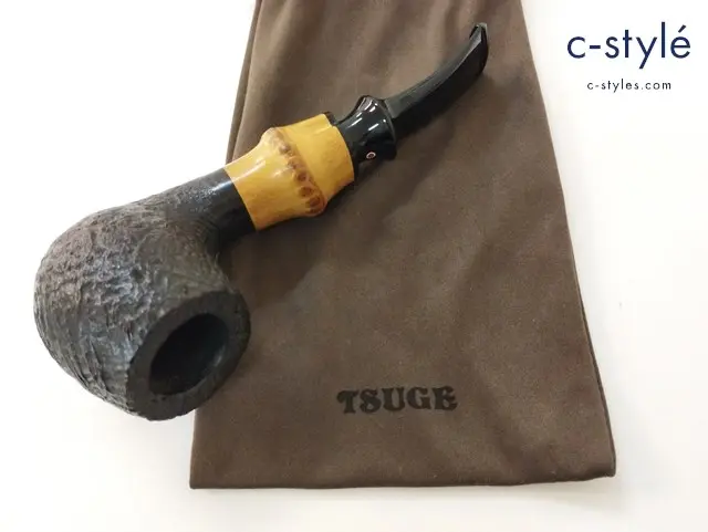 TSUGE ツゲ パイプ BAMBOO バンブー 柘製作所 収納袋付き 喫煙具 タバコ 煙草 嗜好品