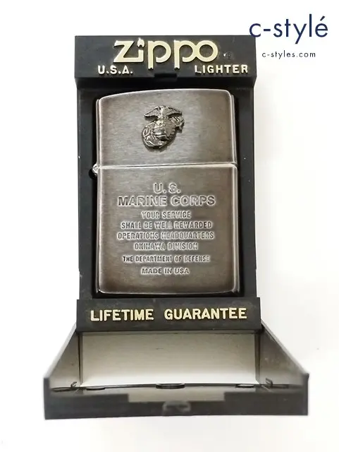 ZIPPO ジッポー オイルライター U.S. MARINE CORPS ブラック系 1993 喫煙具 嗜好品