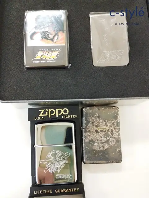 ZIPPO ジッポー オイルライター PACHISLOT 北斗の拳 LIMITED EDITION ラオウ LIZARD ROCK 計3点 喫煙具