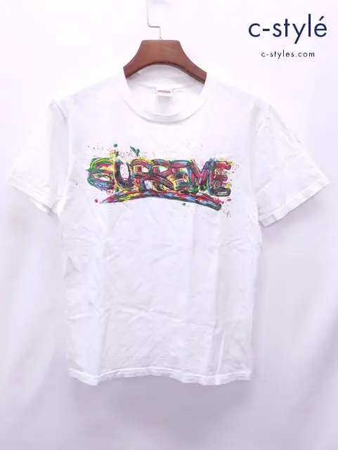 Supreme シュプリーム 半袖Tシャツ S ホワイト 綿100％