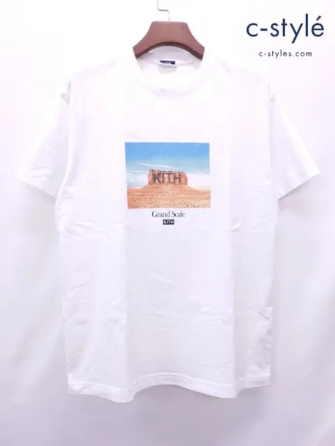 KITH キス プリントTシャツ S ホワイト 綿100％
