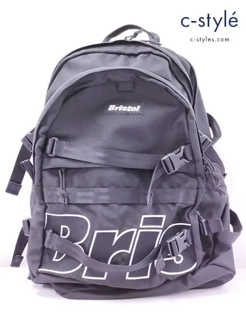 F.C.Real Bristol×NEW ERA バックパック ブラック BIG LOGO CARRIER PACK