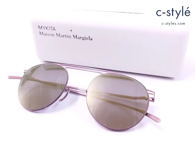 MYKITA×Maison Margiela サングラス 140 50□20 ピンク系 MMESSE009 度入り