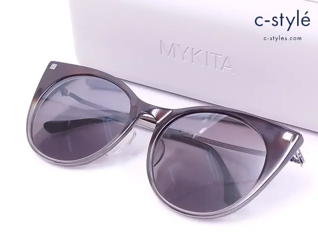 MYKITA マイキータ サングラス 53□18 ブラウン系 LITE SUN DESNA 度入り
