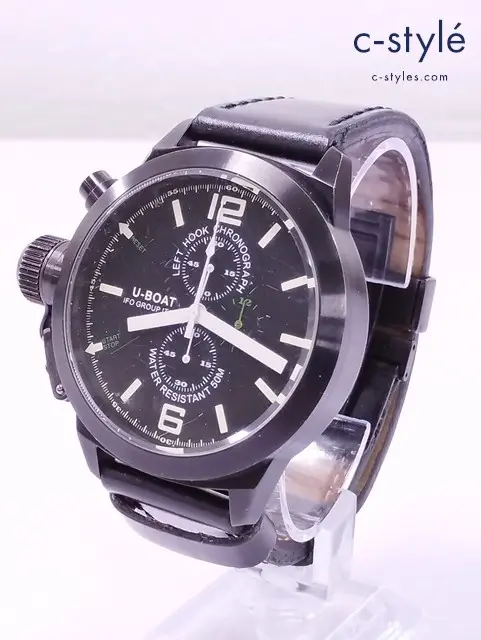 U-BOAT ユーボート 腕時計 ブラック U-CN48 クォーツ