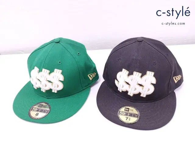 NEW ERA ニューエラ キャップ 7・5/8 ブラック 8 グリーン 59FIFTY $$$