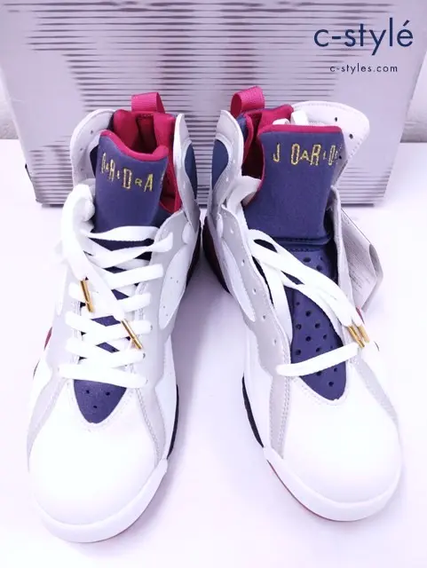 NIKE ナイキ スニーカー 26cm ホワイト系 AIR JORDAN 7 RETRO ハイカット 304775171