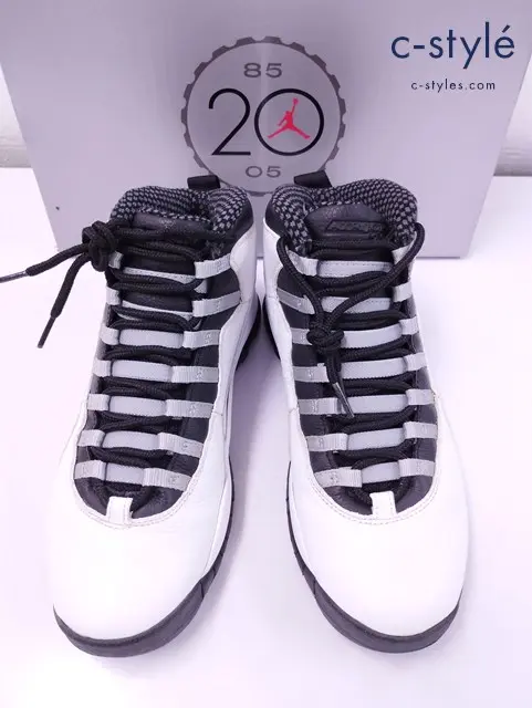 NIKE ナイキ スニーカー 26.5cm ホワイト系 AIR JORDAN 10 RETRO 310805-101