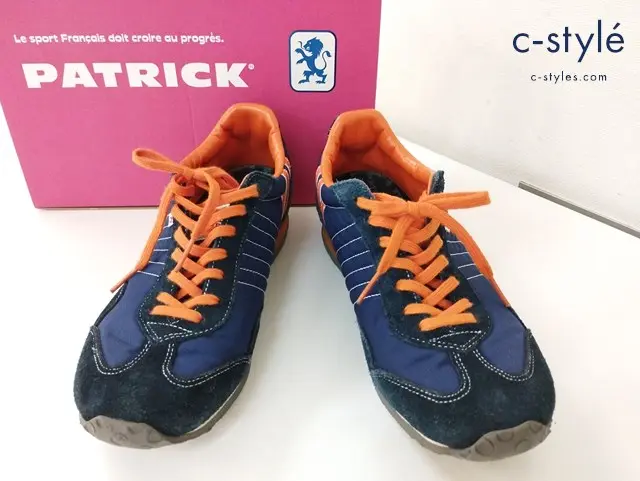 PATRICK パトリック スニーカー 41 ネイビー×オレンジ 23952 ローカット