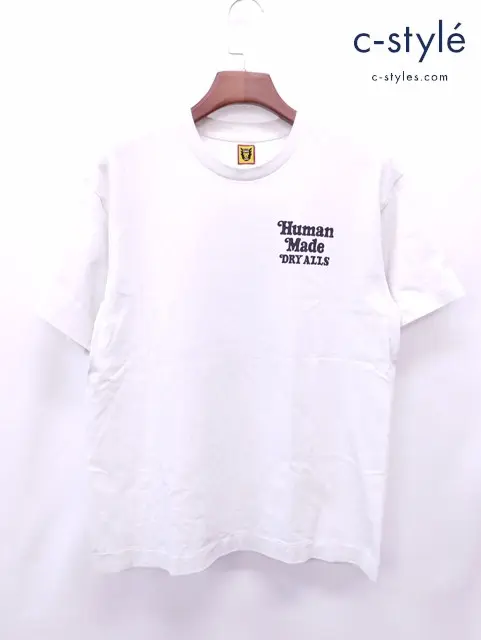 Human Made ヒューマンメイド Tシャツ M ホワイト DRY ALLS プリント