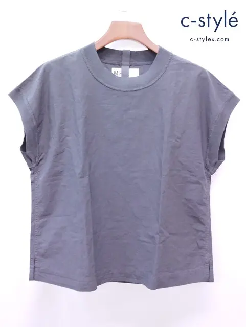 MARGARET HOWELL マーガレットハウエル Tシャツ 1 ダークグレー 日本製 595-3151550