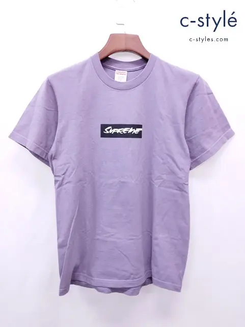 SUPREME シュプリーム Tシャツ S パープル プリント 半袖 USA製
