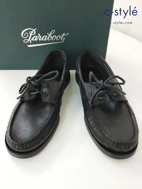 Paraboot パラブーツ デッキシューズ 7 ブラック レザー 780515 BARTH