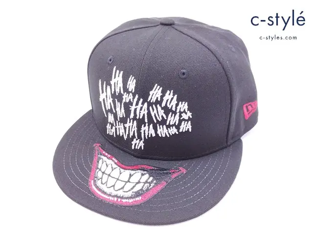 NEW ERA ニューエラ キャップ 7・1/8 56.8cm ブラック 59FIFTY JOKER HA HA HA