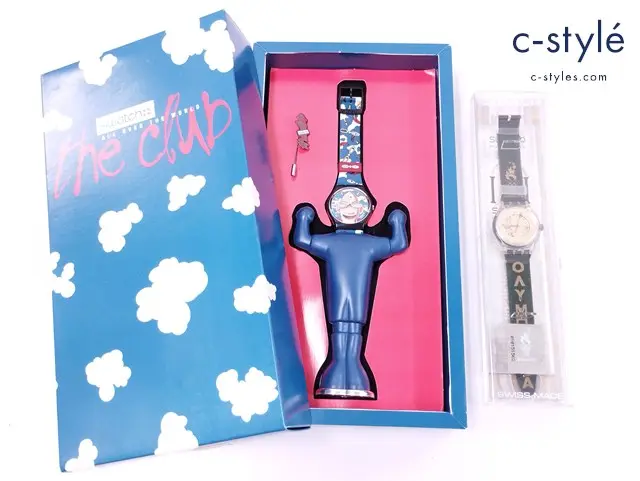 Swatch スウォッチ 腕時計 LOOKA GZ700 ブルー系 SAZ104 グリーン系 クォーツ