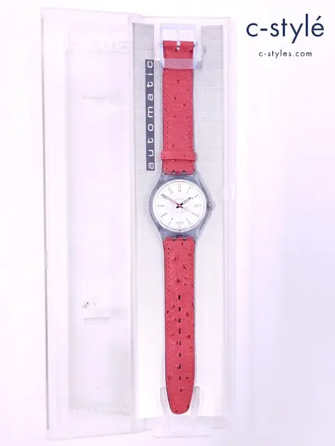 Swatch スウォッチ 腕時計 レッド系 クウォーツ SAN400
