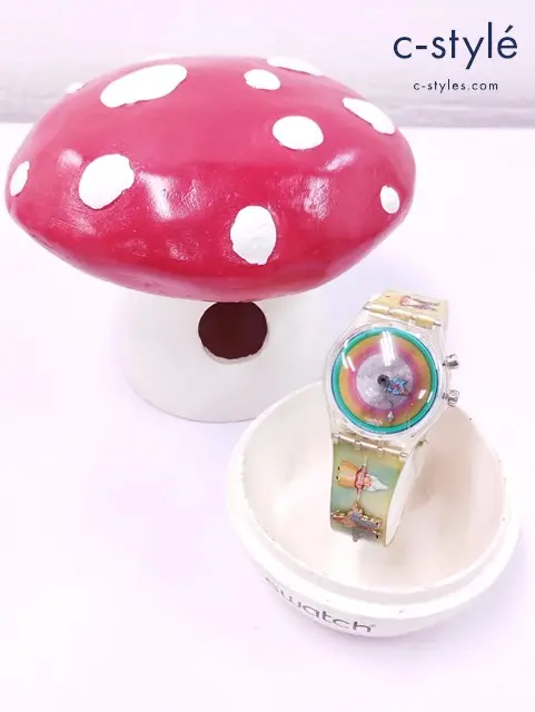 Swatch スウォッチ 腕時計 マルチカラー クウォーツ GZ901 きのこ