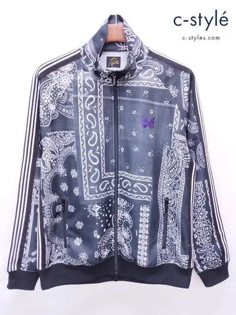Needles×MIYAGIHIDETAKA ニードルス×ミヤギヒデタカ トラックジャケット M グレー系 BANDANA PRONT PU1720