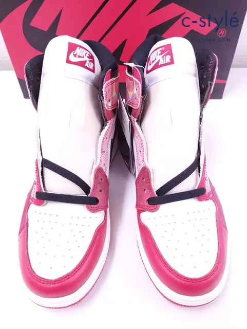 NIKE ナイキ スニーカー 26.5cm レッド系×ホワイト DV1748-601 ハイカット