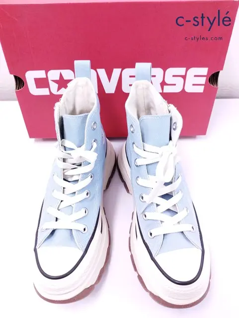 CONVERSE コンバース スニーカー 23.5cm ライトブルー ALL STAR TREKWAVE Z HI 1SE363 レディース