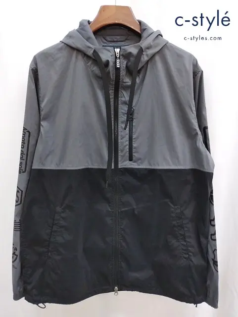 MUTA MARINE ムータマリン ジャケット 7 グレー×ブラック ポリエステル100% MMMK-443219