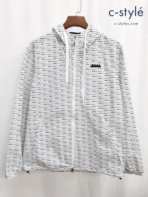 MUTA MARINE ムータマリン ジャケット 7 ホワイト系 ロゴ プリント MMMK-443212 ポリエステル100%