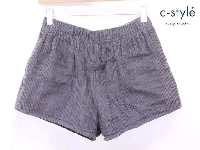 FOG ESSENTIALS エフオージーエッセンシャルズ コーデュロイショートパンツ XS グレー系